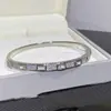 Pulsera Redonda de Zirconia Chapada en Oro Real de 14k Estilo Coreano Ins Diseño Simple Pulsera de Moda Pulsera de Lujo Ligero para Mujeres