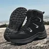 2025 Nuevas Botas Tácticas para Hombre Transfronterizas Zapatos para Aventura al Aire Libre Senderismo Montañismo Caña Media Botas del Desierto Venta Directa de Fábrica