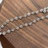 Cuentas de Vidrio al por Mayor en Stock, Cadenas de Cobre con Perlas, Aretes de Borla con Perlas Estilo Coreano, Collares, Colgantes y Accesorios para Ropa