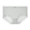 Roupa íntima feminina sem costura de seda gelada, cintura média, secagem rápida, confortável, respirável, levanta bumbum, verão, malha, translúcida, sexy, shorts triângulo