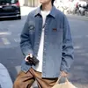 Camisa de mezclilla japonesa lavada de alta resistencia estilo americano para hombre, chaqueta de trabajo casual de moda para primavera y otoño 2026 para hombres y mujeres