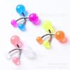Venta al por mayor de fábrica anillo para el ombligo luminoso acrílico joyería para piercing corporal hebilla para el ombligo anillo para el ombligo anillo para el ombligo luminoso europeo y americano