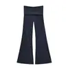 Pantalones de Lyocell Acampanados para Mujer, Nuevo Estilo Verano 2026, Caída Suave Micro-Campana Casual Pierna Ancha Deportivos Yoga Pantalones de Chándal