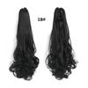 [ponto segundo cabelo] pegar grampo rabo de cavalo cabelo longo cacheado rabo de cavalo cacheado natural fofo onda grande rabo de cavalo de fibra química