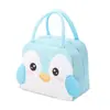 Bolsa para Fiambrera Estéreo 3D, Linda Bolsa de Almuerzo de Dibujos Animados para Estudiantes, Práctica Bolsa Bandolera de Almacenamiento Aislada Bolsa para Fiambrera