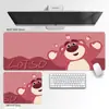 Mouse Pad de Urso Morango Desenho Animado Anime Mat Grande Matéria-Prima de Alta Qualidade Mouse Pad Tapete para Mesa de Computador