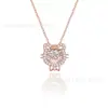 Collar de Acero de Titanio con Diamantes Reales para Mujer, Cadena para Clavícula, Producto Popular para Transmisiones en Vivo, Venta al por Mayor para Bancos y Tiendas de Seguros