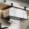 Estante de almacenamiento para paños faciales montado en la pared baño inodoro estante de almacenamiento para papel higiénico húmedo estante de toallas para baño del hogar portarrollos de papel de cocina