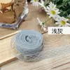 Cinta de copo de nieve de 1.5 cm estilo coreano encaje de lunares lazo DIY caja de regalo empaque de flores suministro a largo plazo