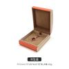Caja de almacenamiento creativa con forma de arco de microfibra PU para joyas, placa de identificación, anillo de diamante, caja para anillos, caja para collares en stock