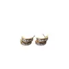 Novedad 2021 Estilo de Moda Pendientes de Plata S925 con Aguja y Diamantes Brillantes en Forma de Media Luna Pendientes de Botón Sencillos y de Moda de Celebridad de Internet Coreana
