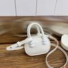 Bolso Mini Cuadrado de Mano para Mujer 2025 Primavera y Verano Nueva Tendencia Bolso de Hombro Simple Moderno Casual Bolso Cruzado