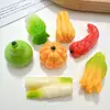 Mini Accesorios de Resina para Frutas y Verduras, Adornos DIY, Gomas para el Cabello, Accesorios para el Cabello, Colgantes, Hebillas para Zapatos, Materiales para Fundas de Teléfono, Pulseras
