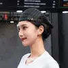 Gorro de chef de hotel, gorra de trabajo para camarero, sombrero unisex para tiendas de pasteles y té de leche, boina para cocina y catering con logotipo impreso