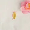 Yingyi Joias DIY Pingente Pequena Folha Dupla Face Banhado a Ouro Franja Pequena Estilo Antigo Material para Acessório de Cabelo Peças