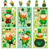 Grande Venda 6 Folhas/Pacote St. Adesivos de Quebra-Cabeça de Dia de São Patrício Adesivos Criativos Interativos Pai-Filho Festival Irlandês DIY