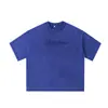 Camiseta Vintage Lavada de Color Sólido de Manga Corta, Resistente, Estilo Retro Americano, Corte Holgado, Estilo Unisex para Pareja, Versátil para Primavera y Verano