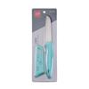 Cuchillo para fruta de acero inoxidable con juego de cuchillos de cocina, pelador de color nórdico, pequeño cuchillo pelador doméstico, cuchillo para melón y fruta