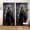 Cortinas Impressionistas Personalizadas em Estilo Anime para Meninas, Cortinas Blackout para Varanda Impressas Digitalmente, Dropshipping do Exterior