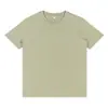 Camiseta de Algodón Puro 200g Siro-Spun Mejorada Demonio de Fuego, Cuello Redondo, Corte Holgado Casual, Transpirable de Tacto Frío Manga Corta, Unisex