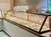 Vitrina para Panadería Madera Maciza Gabinete para Pan Comercial Gabinete para Pasteles y Repostería Vitrina para Pan Pequeño Gabinete para Postres