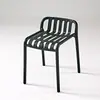 Mesa e Cadeira Modernas Simples Casuais para Pátio Externo Loja de Chá com Leite Café Plástico Conjunto Combinado de Mesa e Cadeira para Exterior