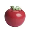 Portavelas de Cerámica Transfronterizo en Forma de Manzana con Tapa, Taza para Velas Aromáticas, Recipiente para Dulces, Tarro de Almacenamiento, Recipiente de Cera de Soja al por Mayor