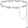 Novo produto transfronteiriço: corrente de cintura metálica versátil e fashion feminina com acessório de cintura de borboleta para decoração de vestido, tendência de venda direta da fábrica