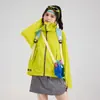 Ropa de Protección Solar para Exteriores para Mujer, Verano Ligera, Transpirable, Ropa para la Piel Anti-UV, Ropa de Protección Solar Fresca para Hombre, Chaqueta Deportiva
