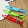 Pelador multiusos creativo de acero inoxidable para cocina, rallador de melón y frutas, pelador rallado, gadget de cocina