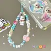 Corrente para Celular Original com Contas Rosa Câmera CCD Pingente de Menina Fofa Corrente para Pendurar Lanyard Ins Nova Tendência Popular