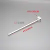 Tubo quadrado 15*30 Haste bilateral para roupas íntimas Gancho de prateleira dupla face Tubo de cartão Roupas íntimas Cuecas Gancho de tinta branca Acessórios