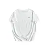 Camiseta de Algodón Transpirable con Copos de Nieve y Pony Metálico de Manga Corta Estilo Coreano de Verano para Mujer Top Pulóver Redondo Adelgazante para Hombro Derecho para Mujer