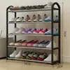 Sapateira simples de múltiplos andares para entrada de casa, dormitório econômico, quarto de aluguel, sapateira para estudantes, armazenamento em armário de sapatos