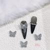 Borboleta Strass 53 Luz Explosiva Luxo Cristal Incrustado DIY Usar Patch de Armadura Acessórios Zircônia Unha Joias Fábrica