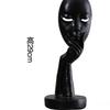 Silencio moderno simple es el mal de oro no hables adornos de obra de arte de resina escultura decoraciones de oficina sala de estar
