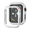 Para S8 Apple Applewatch S9/S10 Capa de Relógio Galvanizada PC Rígido Vazado iwatch se Capa Protetora