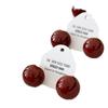 Pendientes de lujo de alta calidad color rojo año de nacimiento 2024 para mujer, pendientes retro estilo Hong Kong para otoño e invierno, pendientes elegantes