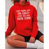 Sudadera con Slogan Impreso para Hombre y Mujer Temu Wish Artículo de Exportación Transfronteriza de Amazon