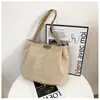Bolsa de Hombro de Nylon Estilo Perezoso Otoño 2024 Poliéster Duradero Estilo Coreano Gran Capacidad Bolsa de Compras