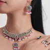 Conjunto de Joias Femininas Estilo Árabe do Oriente Médio Mais Vendido Transfronteiriço Conjunto de 3 Peças com Pérola de Imitação