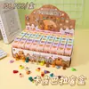 108 Figuras de Juego de Caja Sorpresa de Capibara, Llaveros Populares, Pequeños Regalos para Niños y Estudiantes