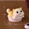Nuevo Gatito Travieso paisajismo en miniatura bricolaje accesorios de bola de cristal bola de hilo adornos de resina de gatito travieso