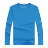 Ropa de trabajo de manga larga 50% poliéster-algodón, camisetas hechas a medida, polos, ropa de trabajo de otoño, camisetas publicitarias, bordado e impresión de logotipos