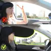 Para-sol de Carro Novo Modelo Para-sol Curvo Protetor de Rosto para Proteção Solar e Isolamento Térmico, Para-sol Universal para Janela Lateral Que Não Bloqueia a Visão e Proporciona Proteção Solar