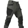 Nuevos pantalones de trabajo transfronterizos para hombre, pantalones tácticos a cuadros resistentes al desgarro y al desgaste, pantalones funcionales para senderismo al aire libre en la jungla, pantalones de asalto