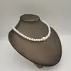 Collar de perlas de imitación de temperamento súper de hada transfronterizo europeo y americano, cadena simple y de moda para la clavícula de hada