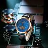 Reloj mecánico hueco para hombre TEVISE Twist, reloj de negocios luminoso con sol, luna y estrellas, reloj transfronterizo al por mayor