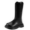 Botas Largas para Niña 2026 Otoño/Invierno Forradas de Borrego Moda Estilo Coreano Elegantes Cómodas Botas de Moda de Princesa Botas Individuales de Moda