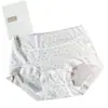 Calcinhas Femininas de Algodão Puro com Forro de Algodão, Sem Costura, Amigáveis à Pele, Estampadas, de Comprimento Estendido, com Sensação de Segunda Pele, Secagem Rápida, Leves, Não Apertam e Respiráveis, Feitas de Seda Gelada Doce